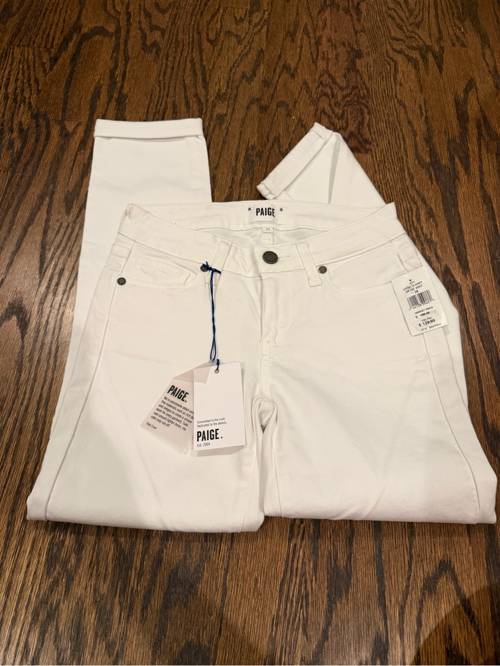 New PAIGE White Women’s Jeans